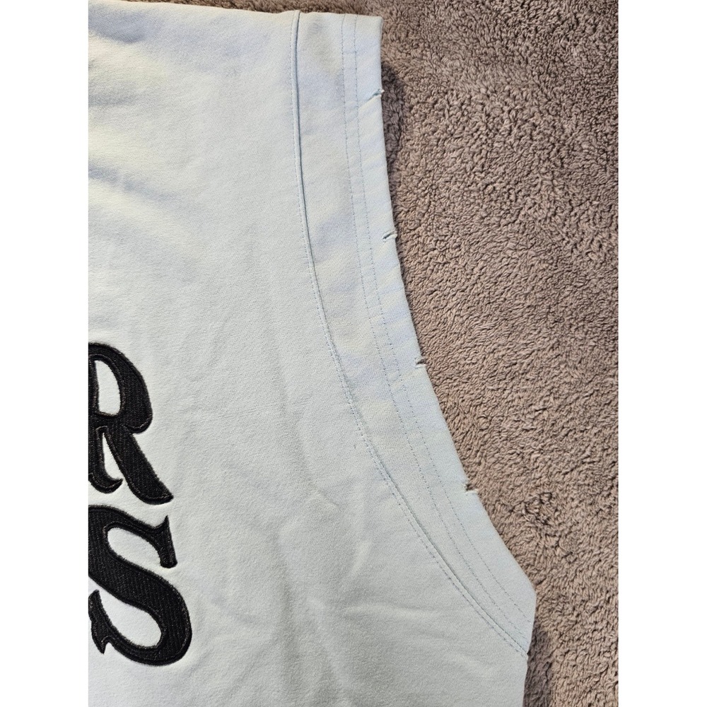 Streetz Iz Watchin Pray For My Opps Angel Muscle Tee Light Blue Small - Picture 4 of 12